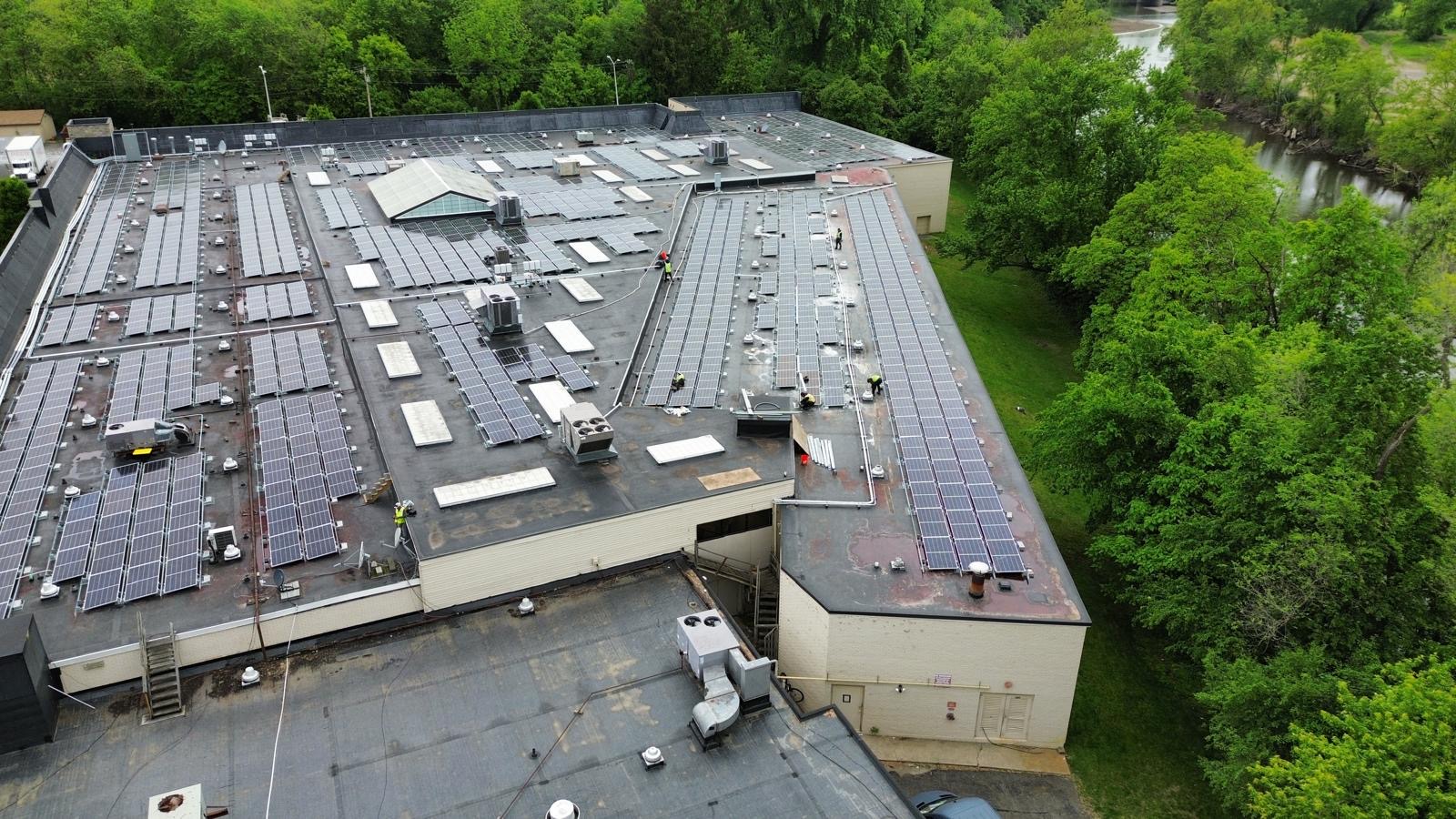 Zholares solar installation project